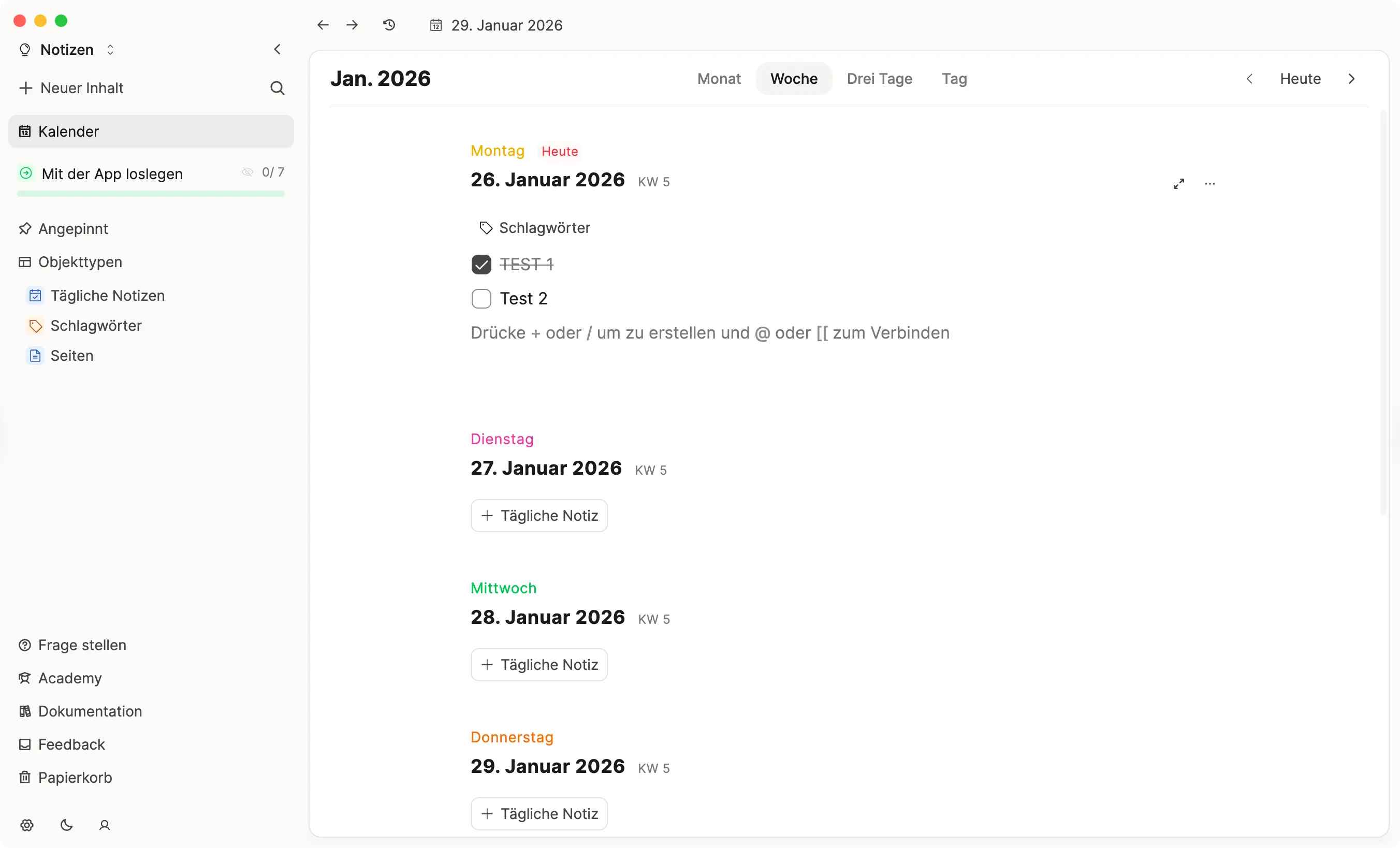 Screenshot of Capacities
