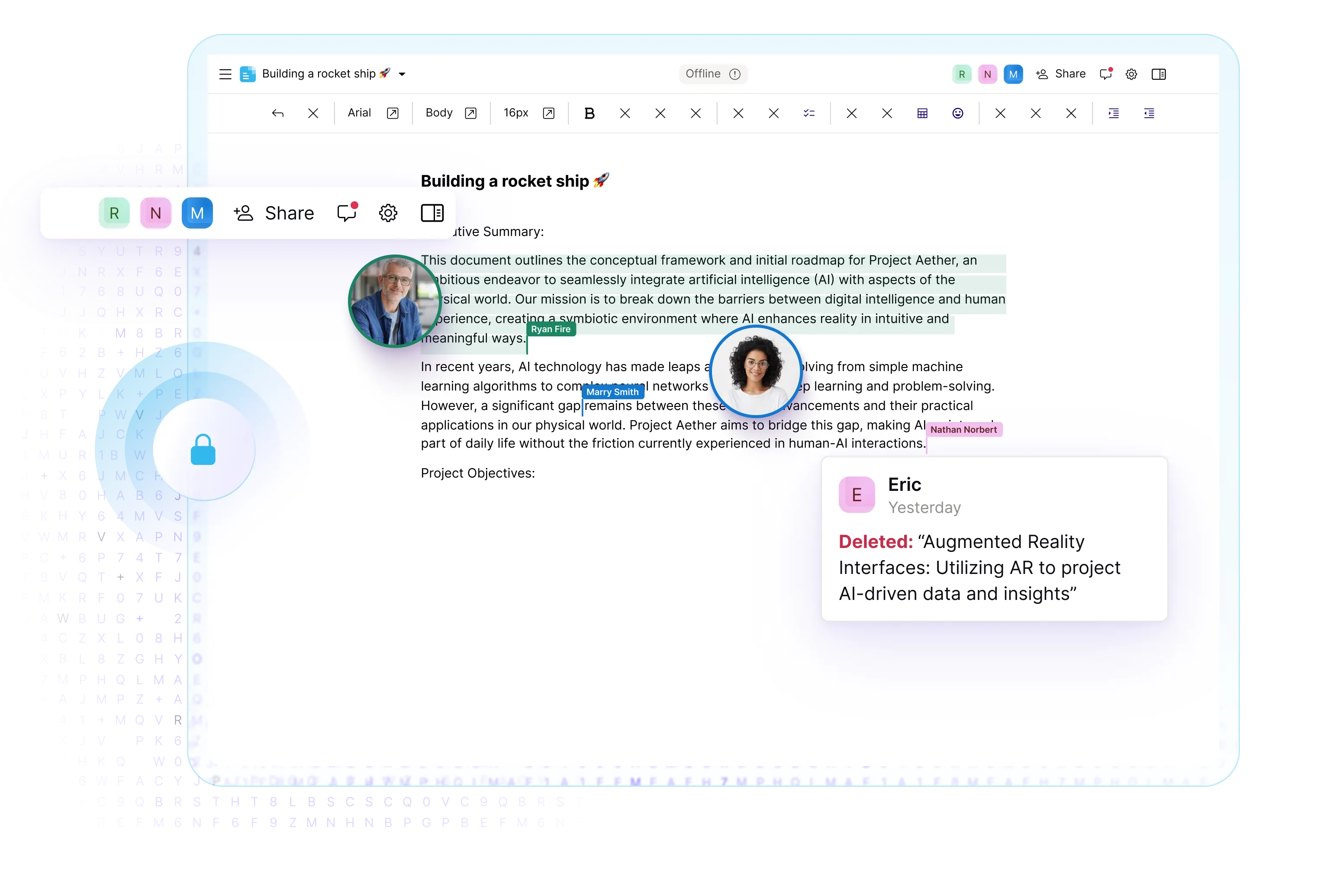 Screenshot of Proton Docs