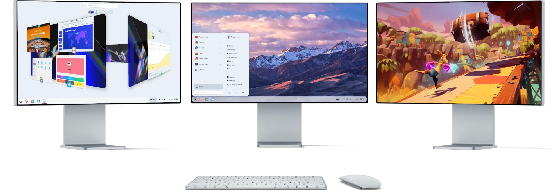 Screenshot von Zorin OS