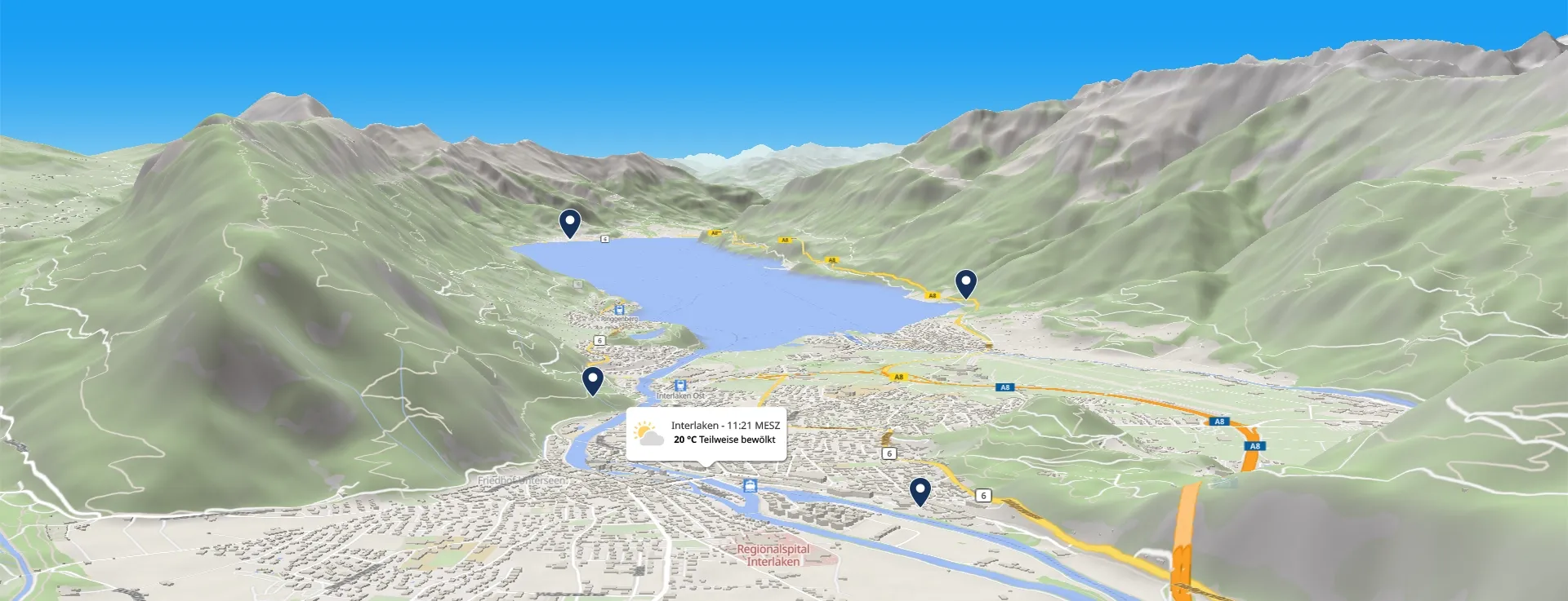 Screenshot von SmartMaps