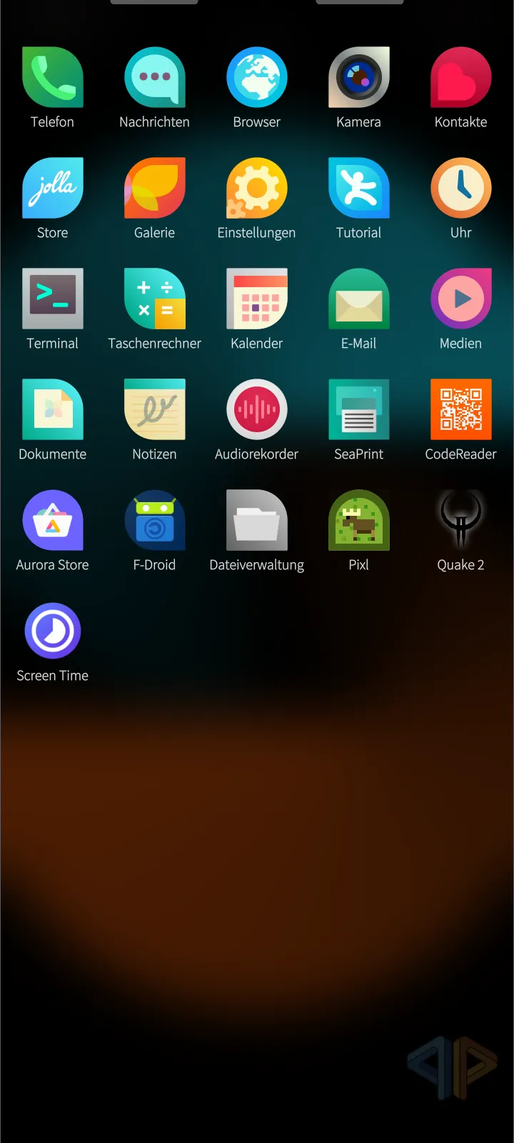 Screenshot von Sailfish OS